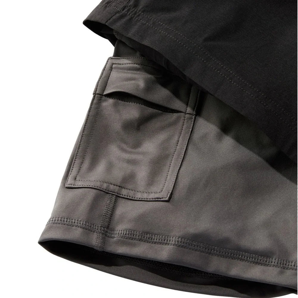 L.L. Bean Black Vista Camp Skort - Picture 3 of 8